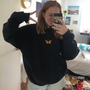 Oversized butterfly comfy hoodie